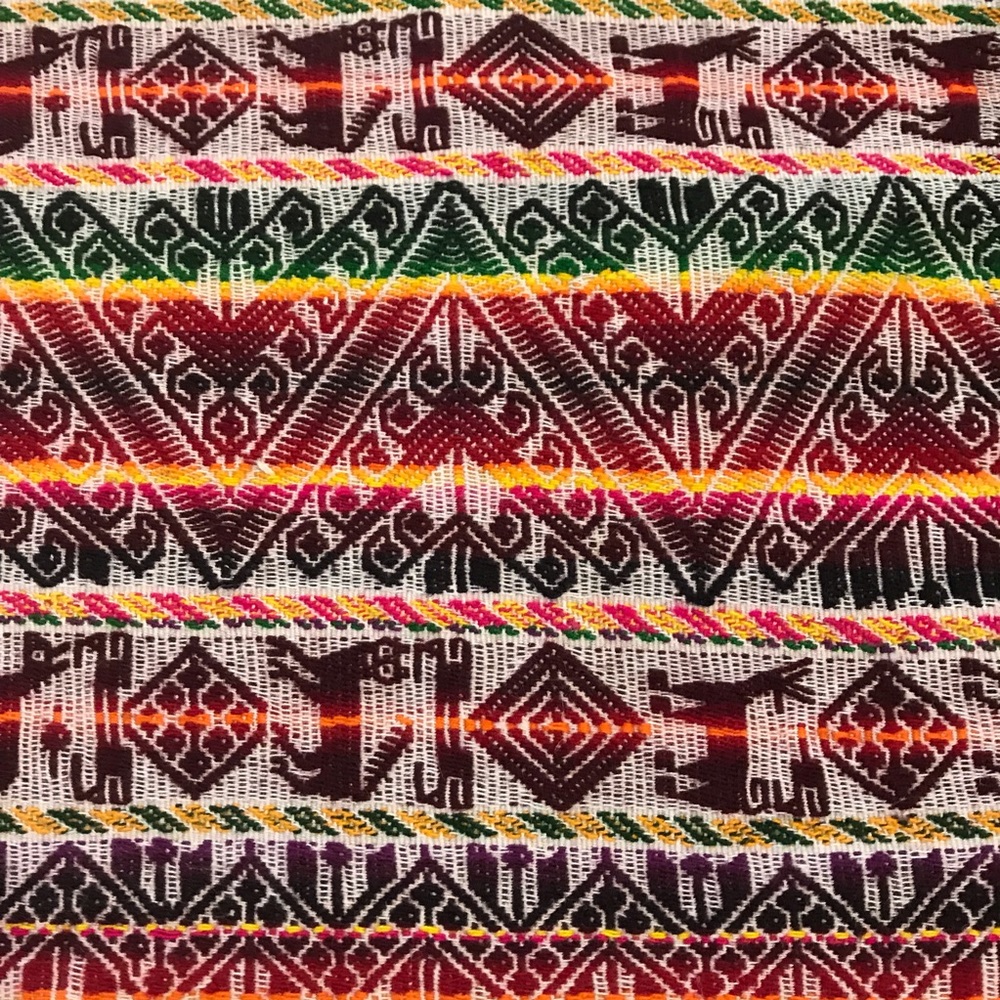 Peruvian Table-Runner Decorative Colorful‎ Woven
